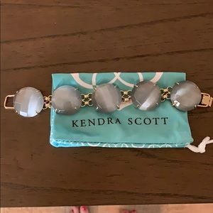 Kendra Scott gold and grey bracelet